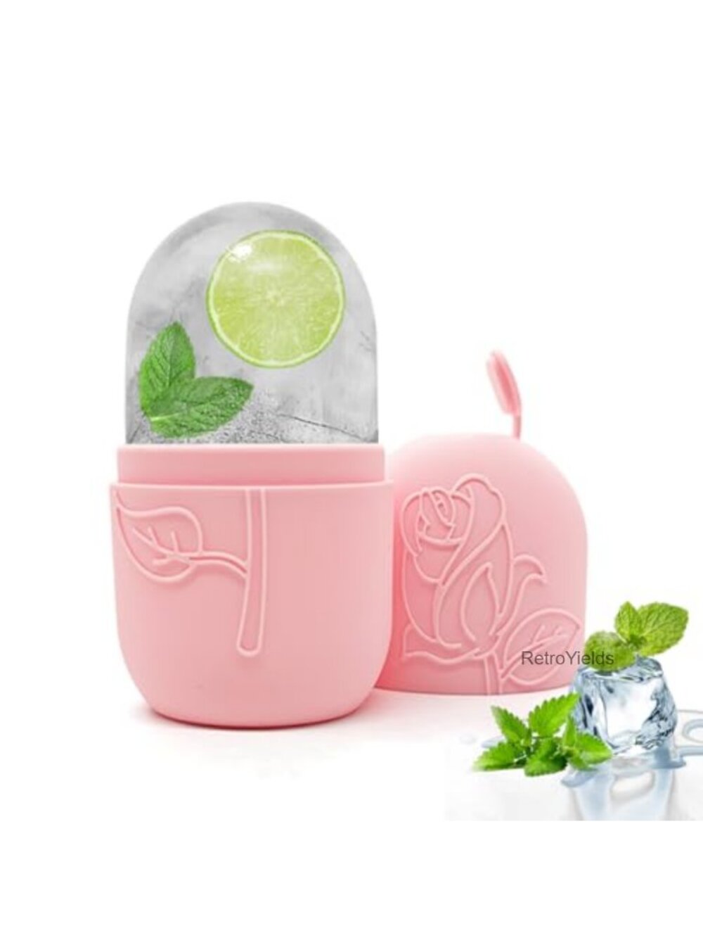 Silicone Ice Face Roller Massager for Puffiness & Dark Circles